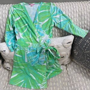 {Lilly Pulitzer} Wrap Romper